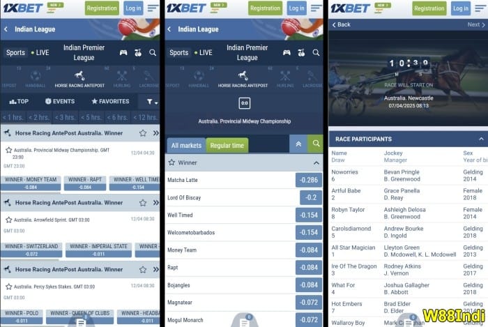 การพนันแอพสําหรับการแข่งขันม้าสําหรับมือใหม่ 1xbeet